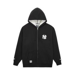 NEW ERA 连帽卫衣 2025AW 狂热角落系列 保暖落肩长袖 黑 XXL