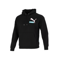 彪马 Fandom Hoodie 537749 长袖连帽针织套头卫衣 黑