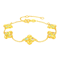  CHOW TAI SENG/周大生 5G足金 女士黄金手链