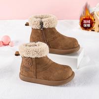 Hello Kitty 三丽鸥儿童25年冬季新款女童高帮加绒加厚雪地靴女童防滑靴子