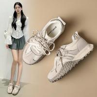 则则 女士真皮内增高运动鞋 秒高6.5