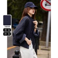 苏醒的乐园 女士立领宽松短款棉服