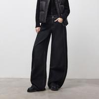 ONLY 2025冬季复古水洗宽松长裤牛仔裤