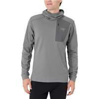 始祖鸟 DELTA PULLOVER HOODY 保暖 男子 抓绒衫