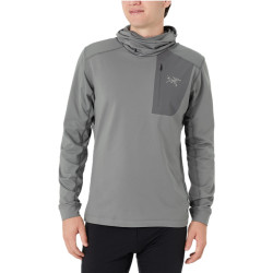 始祖鸟 DELTA PULLOVER HOODY 保暖 男子 抓绒衫