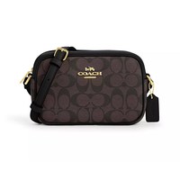 移动端：COACH Jamie 21经典老花涂层帆布皮革徽标单肩包