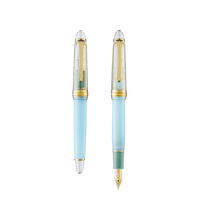 写乐 日本钢笔 进口四季织5周年纪念14K金尖钢笔墨水套装全球限量发行3000套送礼套装墨水屋