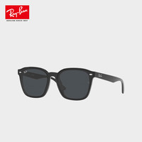 Ray-Ban RayBan）CORE系列男女款0RB4392D601/8766礼盒款 黑色镜框黑色镜片4392D礼盒款
