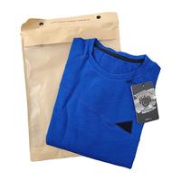 灰壳 男士三角羊毛长袖美利奴羊毛网眼速干保暖上衣户外登山跑步运动 宝蓝色 S 130斤以下