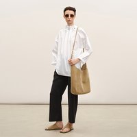 LESS 2026春 女士宽松纯色衬衫 2Q3214780