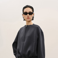 LESS 女士宽松加厚开衫卫衣 2Q2413820