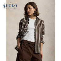 Polo Ralph Lauren 拉夫劳伦 女装 26年早春宽松版条纹棉质衬衫RL27663 100-多色 S