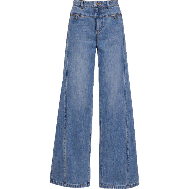 VERO MODA 含再生纤维素莱赛尔 女士牛仔裤