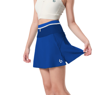 Flipbelt 女装 FBSR10 防走光百褶裙运动短裤 宝石蓝 XS