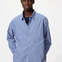 优衣库 男装女装优质长绒棉格子衬衫/长袖衬衣26春夏新款484894