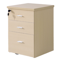  ZHONGWEI/中伟 带锁 活动柜 三抽屉柜 锁  3层