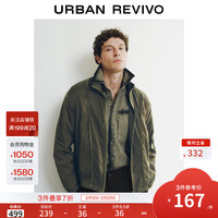 UR UR2025 男士肌理格纹立领夹克 UML150013