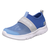 SKECHERS 斯凯奇 Comfy Flex 2.0 男童休闲运动鞋 660064L/BLGY 蓝色/灰色 36码