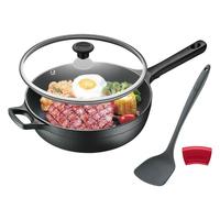 Lagostina 拉歌蒂尼 米乐钻石系列 MIDtpn28B 炒锅(28cm、不粘、铝合金)