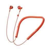 Xiaomi 小米 青春版 半入耳式颈挂式蓝牙耳机 橙色