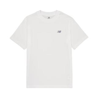new balance 运动生活系列 MT41509 正肩袖短袖T恤 纯色针织 白 XL