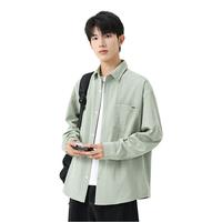 马克华菲 长袖衬衫 翻领透气 单排扣 MA15AMANC007K022