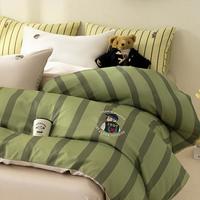 TEENIE WEENIE 小熊A类全棉四件套高质感时髦感套件100%纯棉被套床单三件套