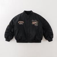 marc & janie 男童潮流温暖夹棉棒球服外套25年秋冬新品儿童外套