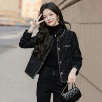 SPECIAL 春装新女时尚长袖单排扣短款气质上衣