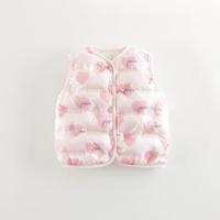 marc & janie 男女童多彩卡通羽绒马甲秋冬季宝宝儿童马甲