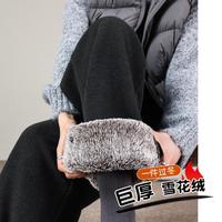 韩都衣舍 阔腿裤2025显瘦高级感一条过冬裤子女