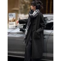 沫晗依美 秋冬款毛呢大衣