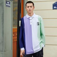 百亿补贴：李宁 中国李宁男女运动T恤肖战同款POLO衫撞色休闲POLO衫翻领套头长袖