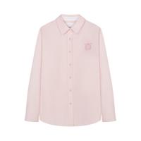 TEENIE WEENIE 小熊 女装翻领单排扣长袖衬衫 TTYW253801P 粉