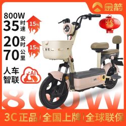 金箭 星空800W 电动轻便摩托车 48续航 成人两轮通勤代步