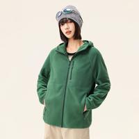 雪中飞 女士连帽摇粒绒外套 2025秋冬新款