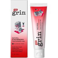 格润安 进口grin儿童宝宝牙膏不含氟0到3-6-12岁防蛀牙低泡果味不辣口