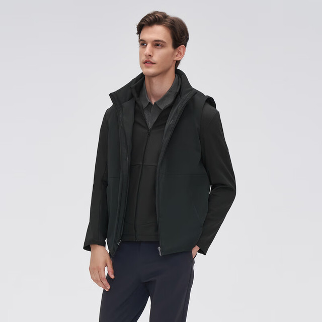 今日必买：波司登 鹅绒羽绒服 男 经典商务立领外套 墨岩绿4455