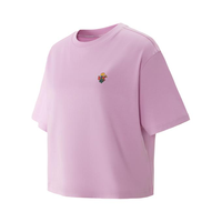 KOLON SPORT 女装 联名印花圆领短款短袖T恤 LKRT5MT521 粉红 M