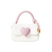 CHARLES & KEITH 女士单肩小方包 CK2-50781705 情人节限定款 白色 小号