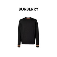 BURBERRY 男士羊毛条纹印花针织衫 80926211