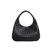 BOTTEGA VENETA BV Campana肩背包手提包bv包织包手提包 黑色 均码