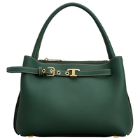 TOD'S 2026春夏女士迷你皮革手提包休闲时尚女包 绿色