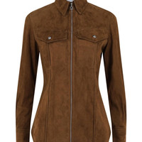 Salvatore Ferragamo Lightweight Suede Jacket 羊皮夹克