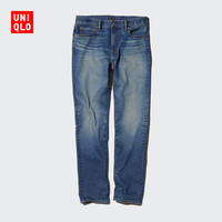 优衣库 男装修身牛仔裤/水洗产品休闲长裤子475546 470528 470528/65宝蓝色 48 /190/122C