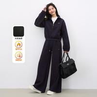 CHIU·SHUI/秋水伊人 加绒保暖 女士卫衣套装