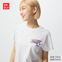 优衣库 女装UT SANRIO印花短袖T恤三丽鸥480676 03 灰色