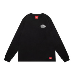 Dickies DK009571 后背印花圆领长袖卫衣 黑 S