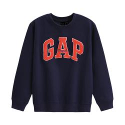 Gap 抓绒亲肤logo圆领长袖卫衣（多款任选）