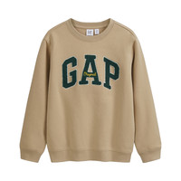 Gap 抓绒亲肤logo圆领长袖卫衣（多款任选）